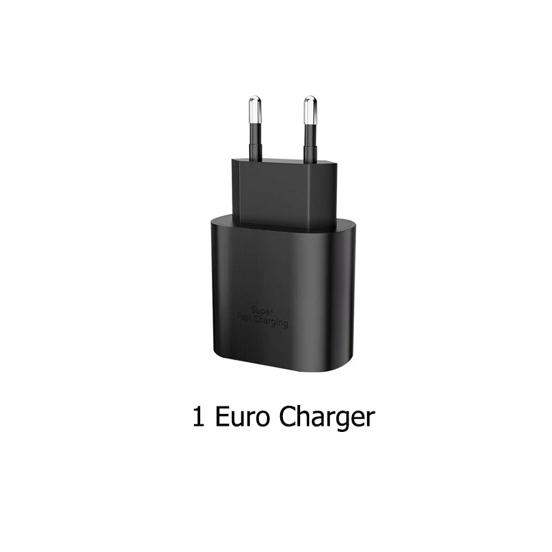 Carregador USB-C 25W com Cabo para Samsung Galaxy e iPhone 15/16