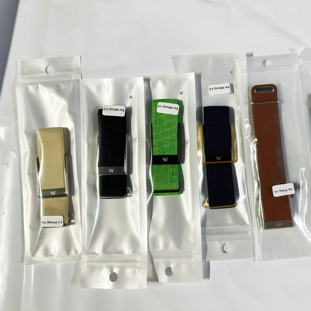 Bracelete Metal para Whoop 5.0 — Preto, Prata ou Dourado