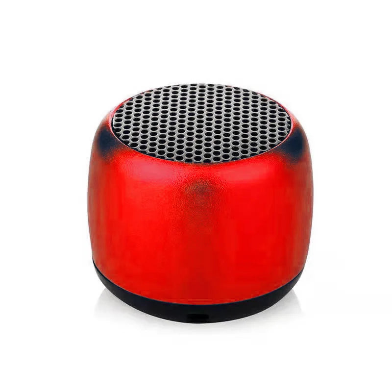 Coluna Bluetooth TWS Mini Subwoofer Metal — Som Potente e Portátil