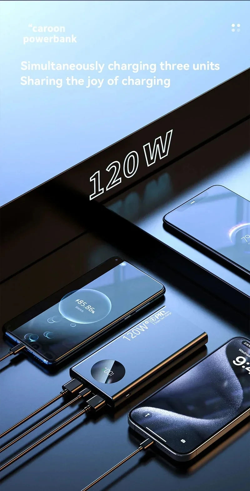 Power Bank OnePlus 10000mAh 120W com Display LED