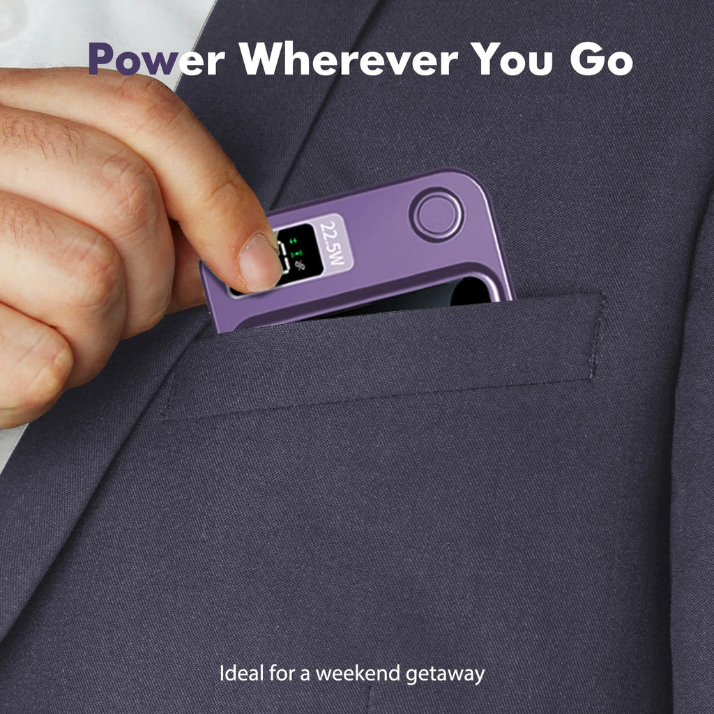 Power Bank Magnético Sem Fios 10000mAh 22.5W