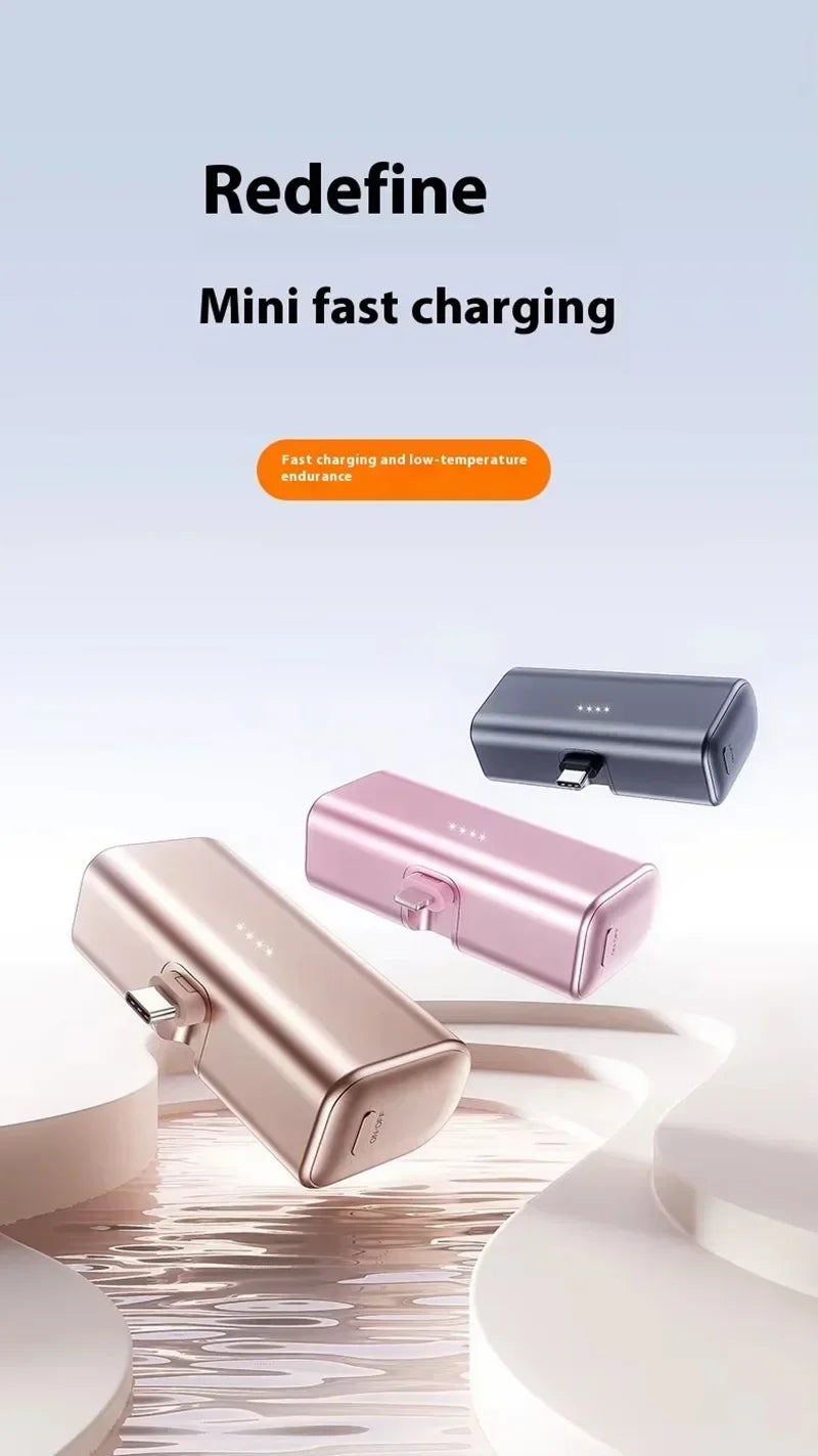 Power Bank Mini Lenovo 22.5W Carregamento Rápido