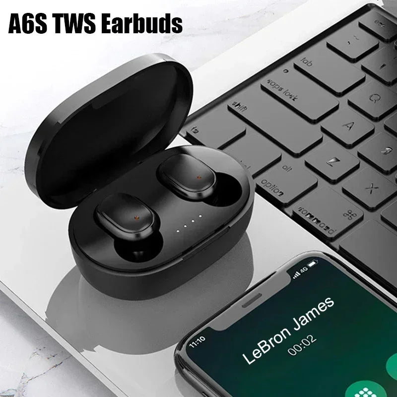 Earbuds TWS Bluetooth 5.3 com Cancelamento de Ruído Ativo — HiFi, À Prova de Água e 5 Cores