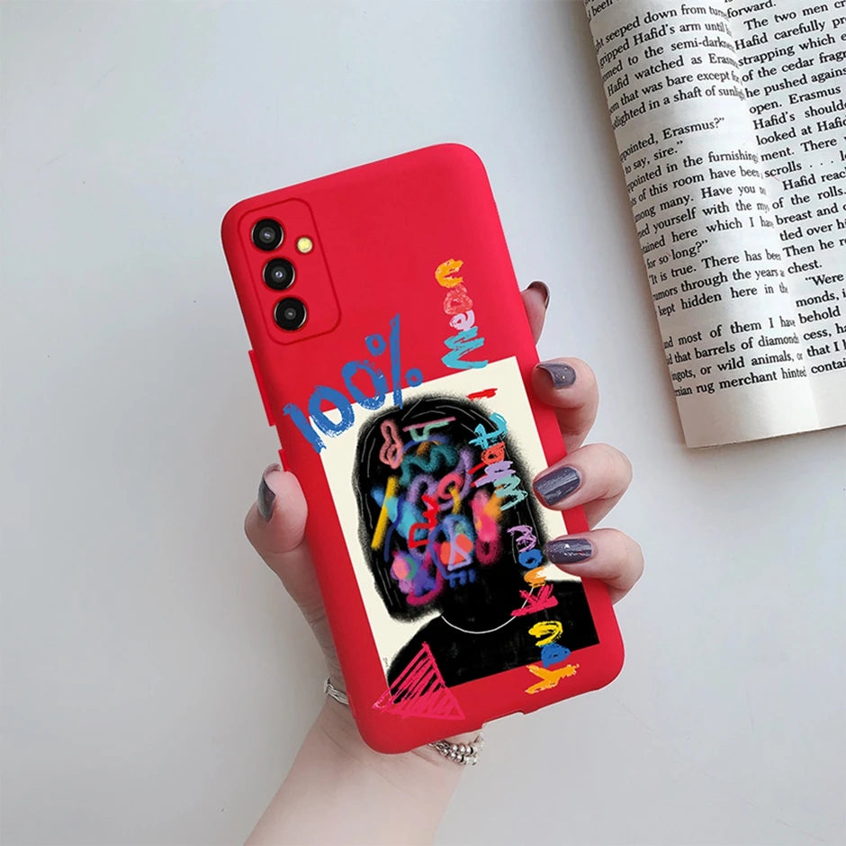 Capa Silicone para Samsung Galaxy M13 M23 M33 M53