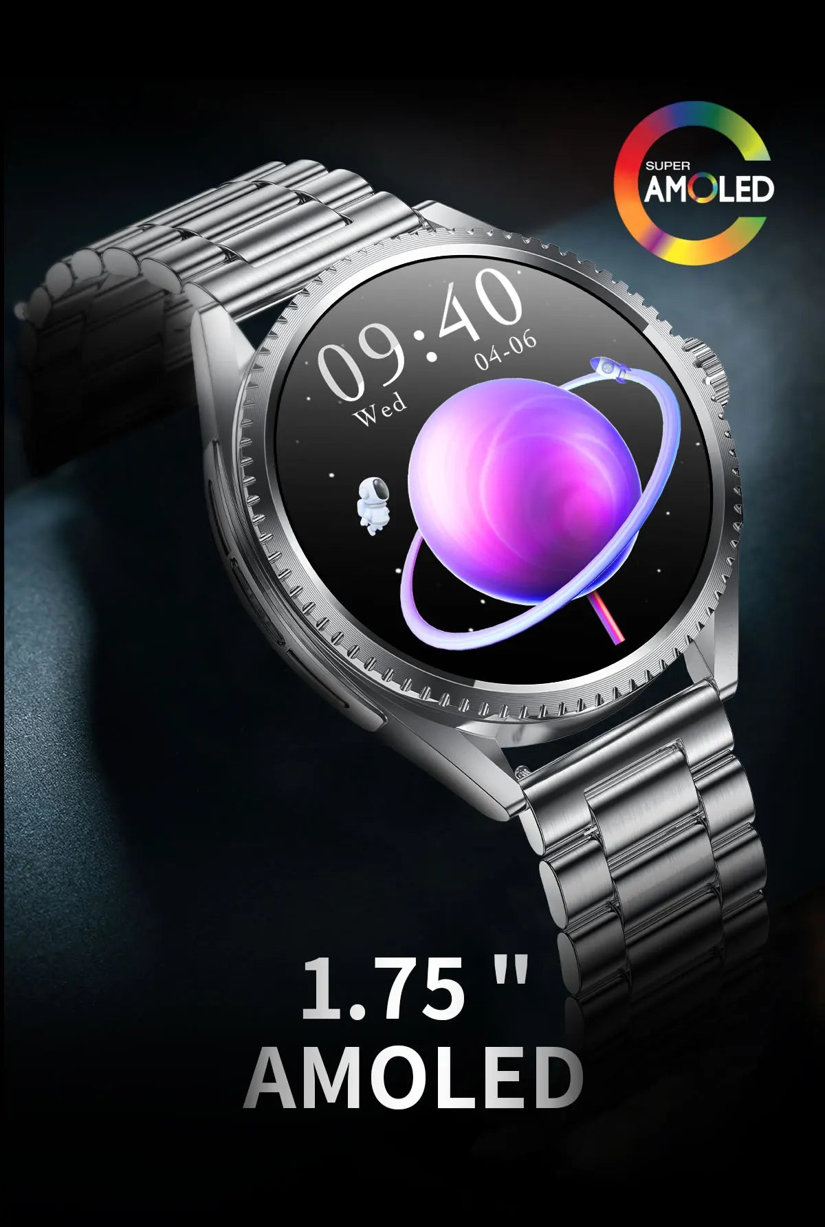 Smartwatch 2026 — NFC, GPS, Bússola, Altitude e Monitorização de Saúde Completa