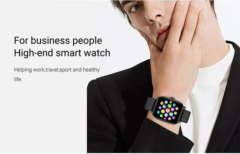 Smartwatch Bluetooth 1.44'' com Monitor de Saúde, Oxigénio e Pressão