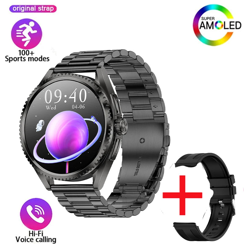 Smartwatch 2026 — NFC, GPS, Bússola, Altitude e Monitorização de Saúde Completa