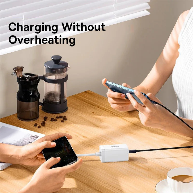 Cabo Baseus USB-C para Lightning iPhone 20W PD — Nylon Trançado 1m/2m/3m