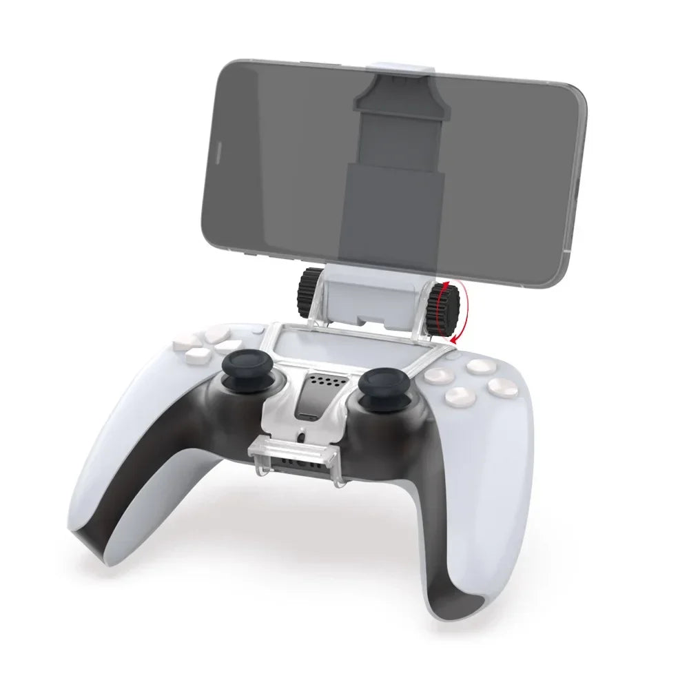Suporte de Telefónico para Comando PS5 DualSense — Clip Ajustável