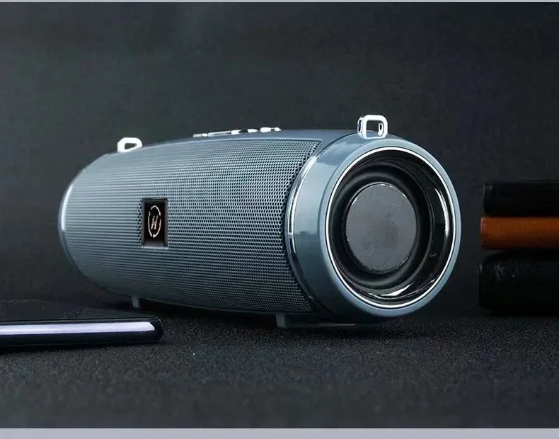 Coluna Bluetooth Sem Fios 200W — Alta Potência, Som 3D Estéreo Surround, TWS e FM