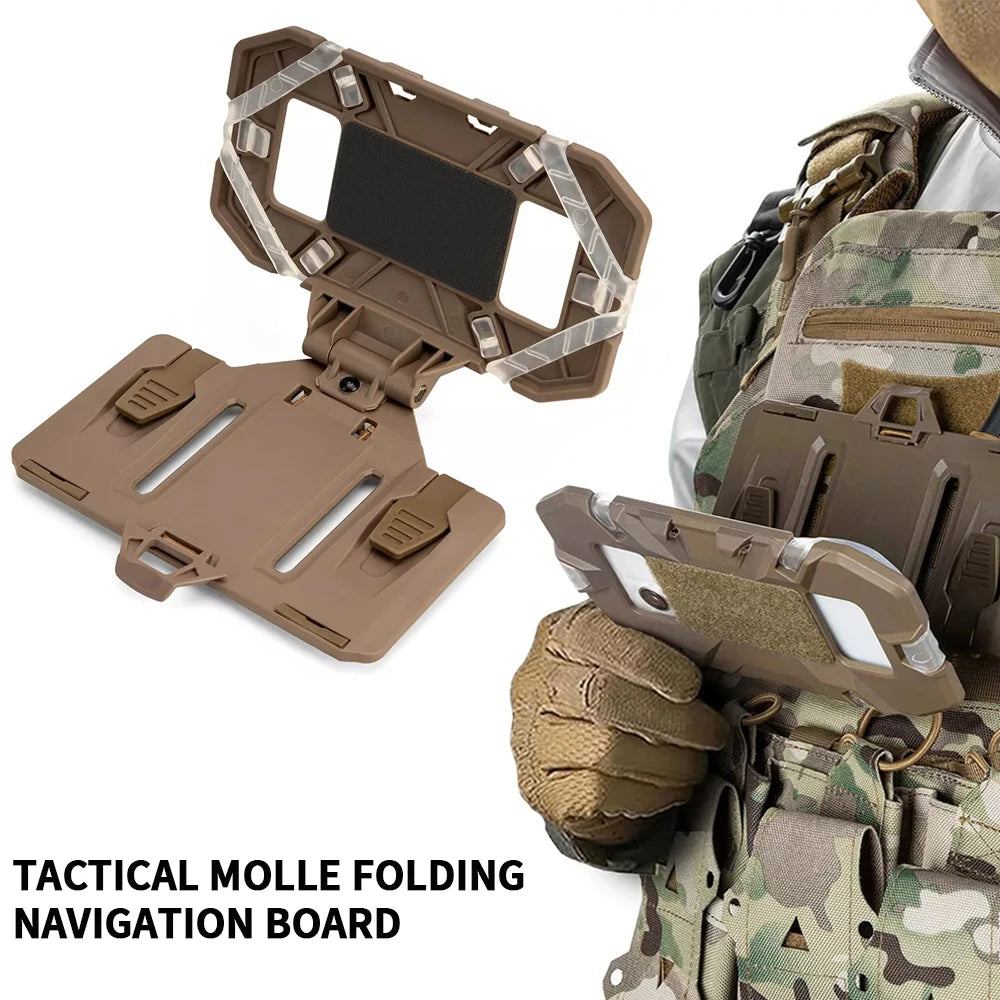 Suporte Tático MOLLE para Telefónico — Navegação e Airsoft