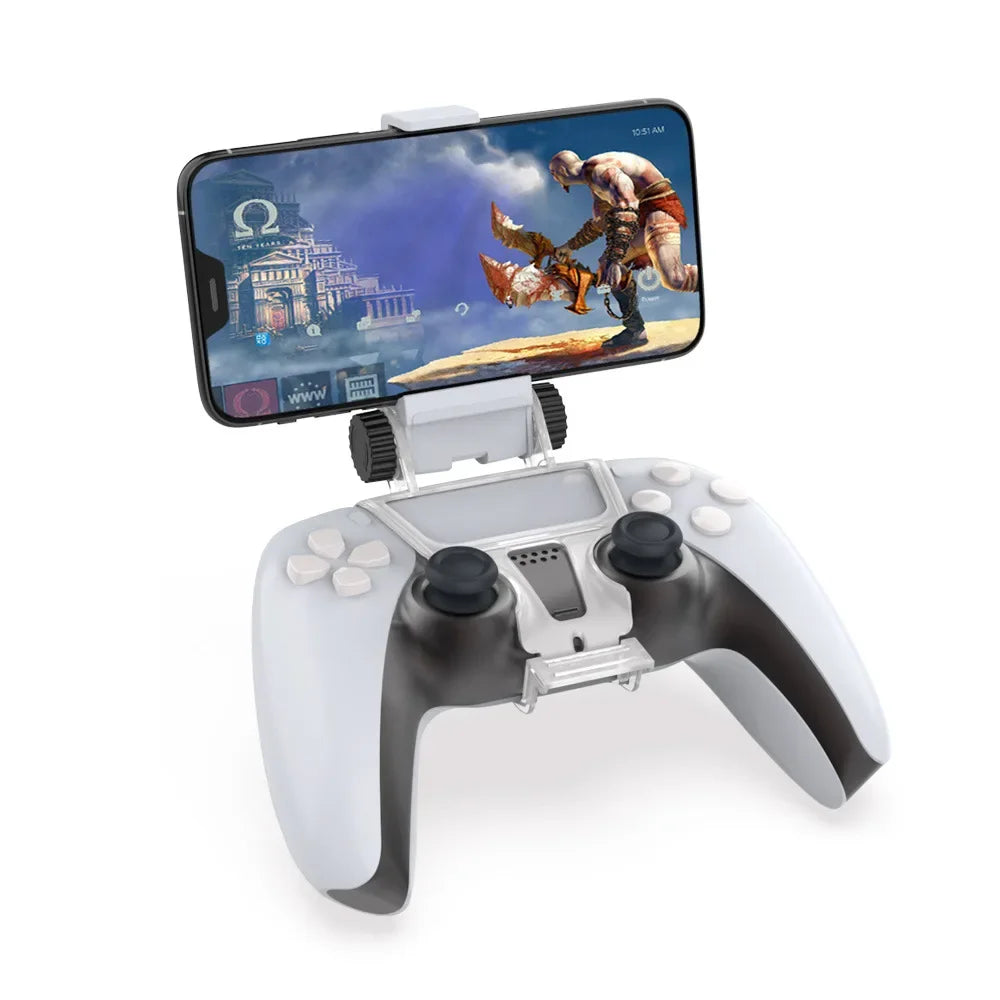 Suporte de Telefónico para Comando PS5 DualSense — Clip Ajustável