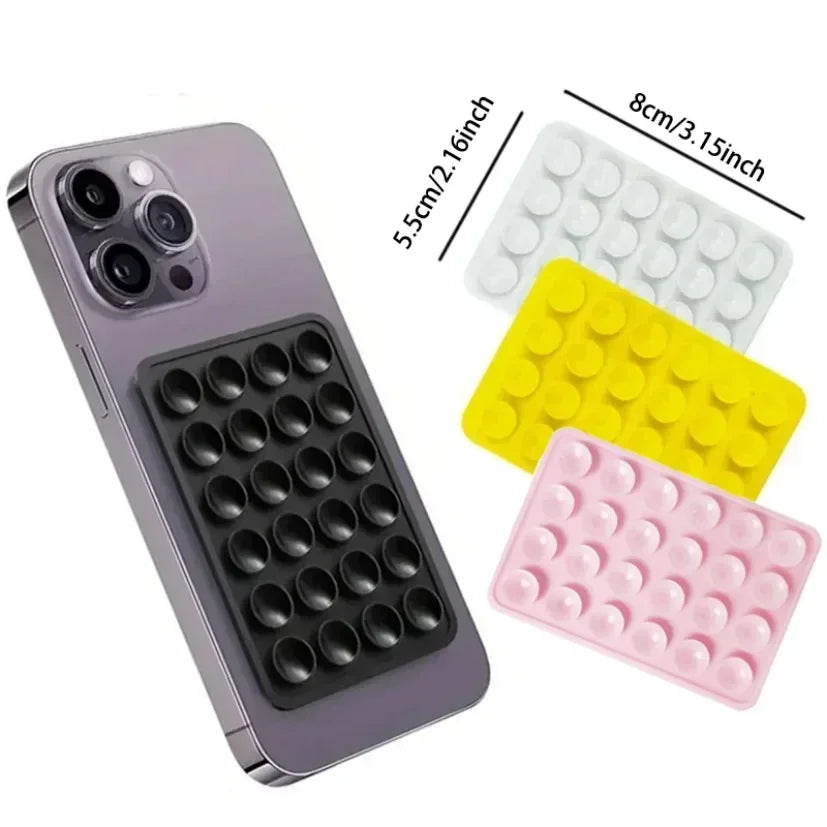 Suporte de Silicone com Ventósa para Telefónico — Multifuncional