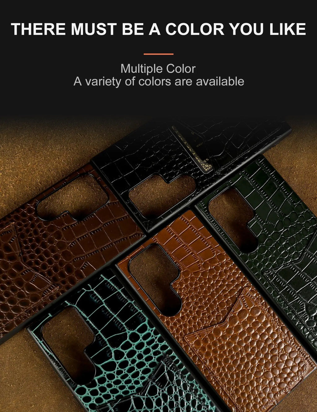 Capa Couro Genuíno com Porta-Cartões para Samsung Galaxy S Series