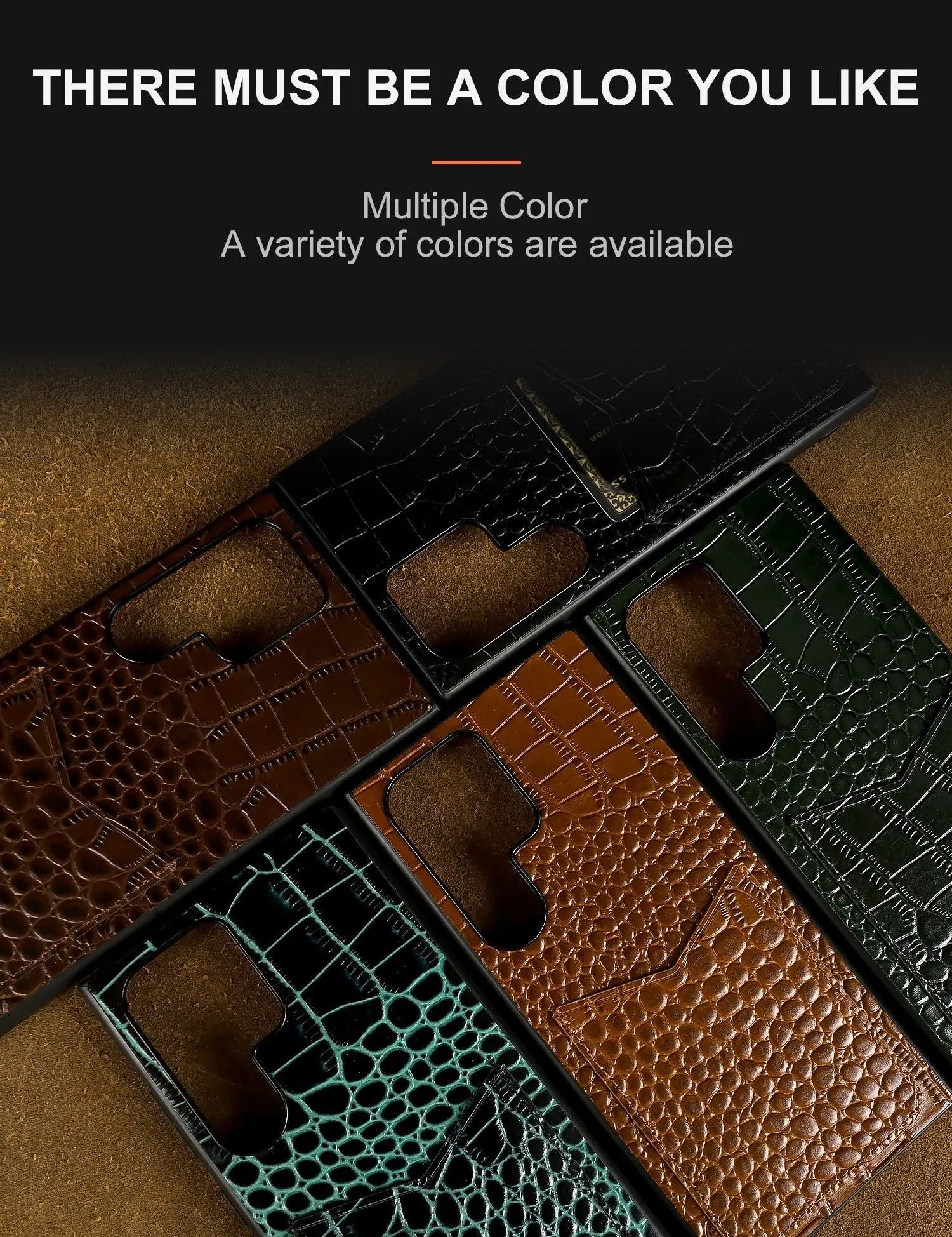 Capa Couro Genuíno com Porta-Cartões para Samsung Galaxy S Series