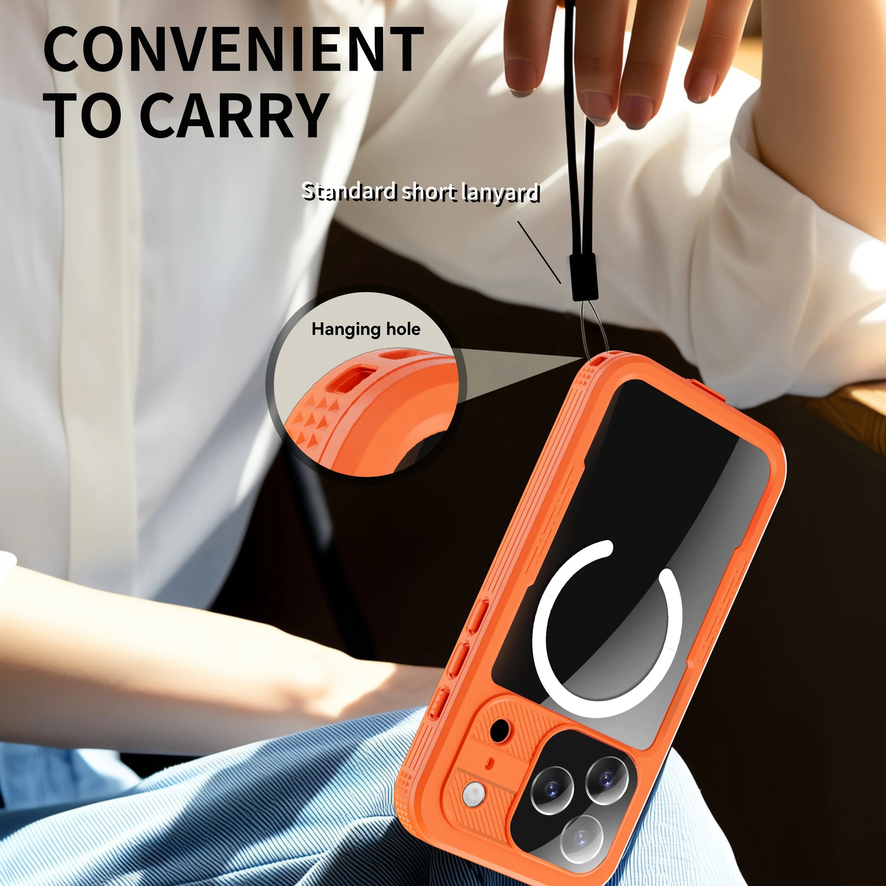 Capa Impermeável IP68 Magnética Shellbox para iPhone 17
