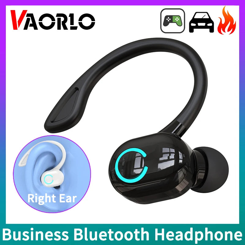 Auriculares Bluetooth HIFI Bass — Cancelamento de Ruído, Microfone HD e À Prova de Água