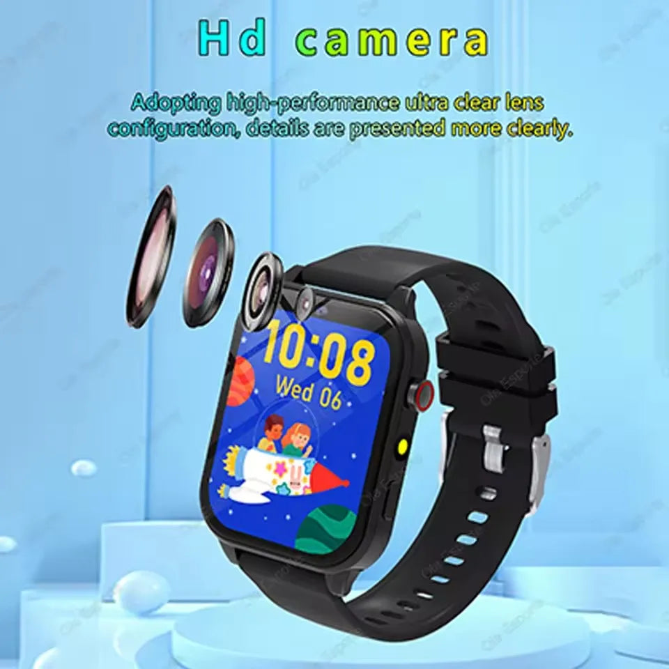 Smartwatch Infantil 2025 com 100+ Jogos — Ecrã HD, Música, Iluminação e Presente para Rapazes e Raparigas