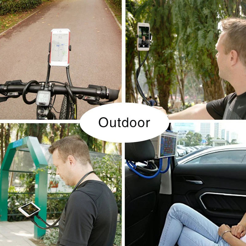 Suporte Flexível para Telefónico ao Pescoço 360° Hands-Free