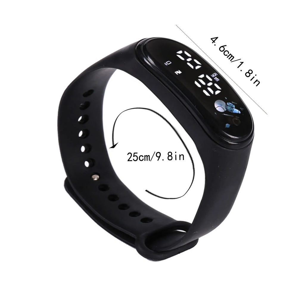 Smartwatch Kawaii para Crianças — Resistente à Água, Desporto e Digital para Rapazes e Raparigas