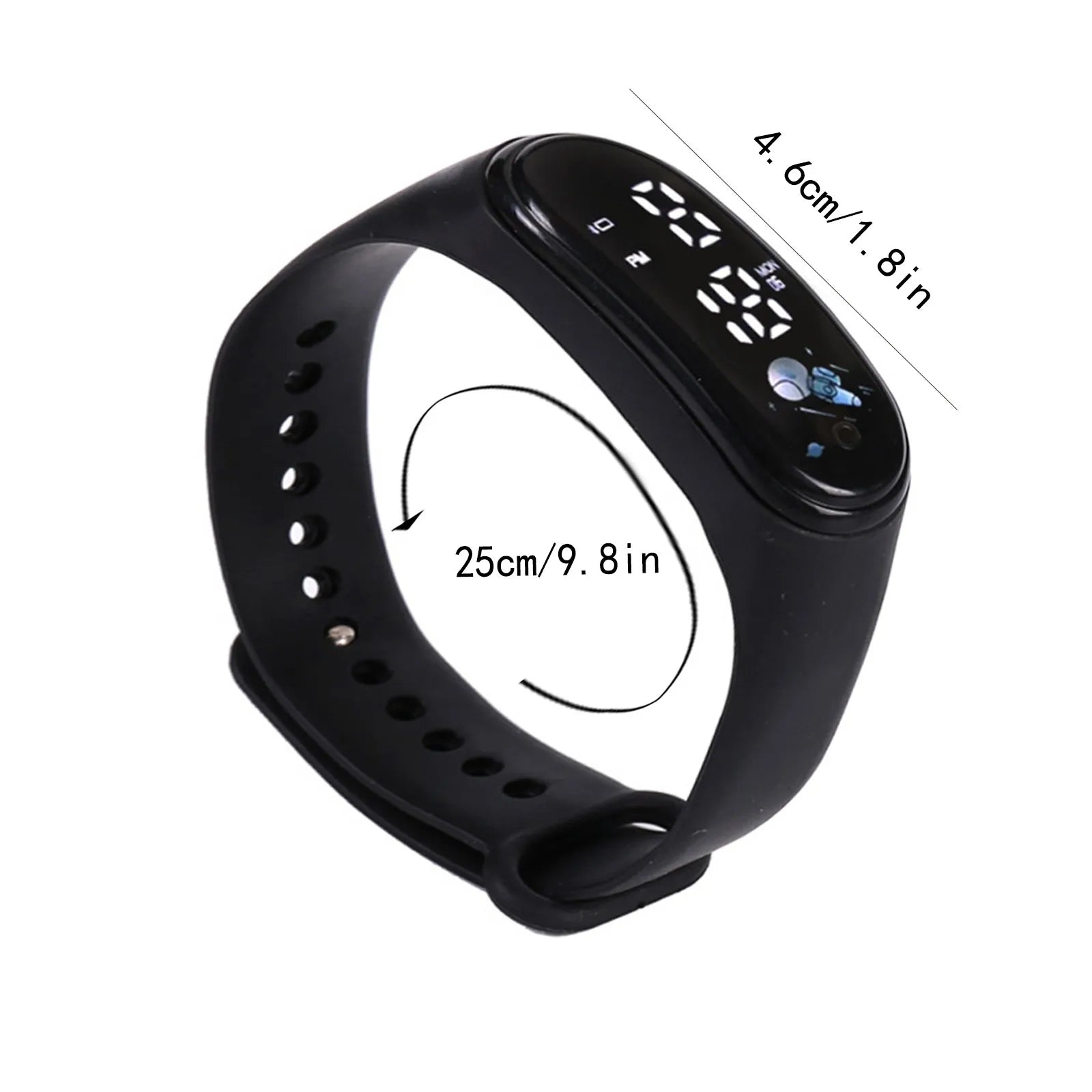 Smartwatch Kawaii para Crianças — Resistente à Água, Desporto e Digital para Rapazes e Raparigas