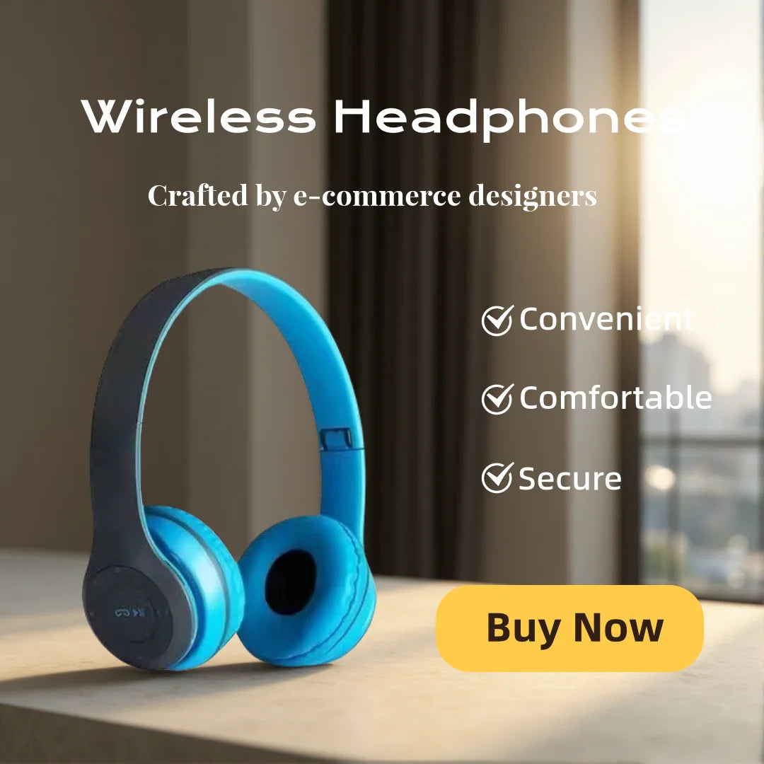 Headphones Bluetooth HiFi Over-Ear — Redução de Ruído, Microfone e Conforto para Viagem