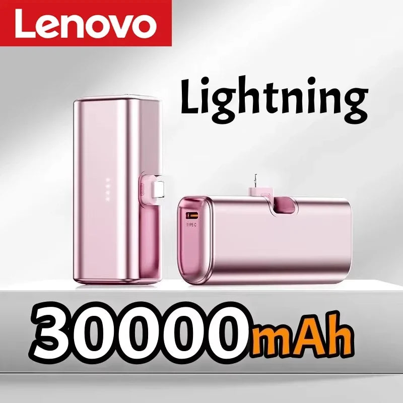 Power Bank Mini Lenovo 22.5W Carregamento Rápido