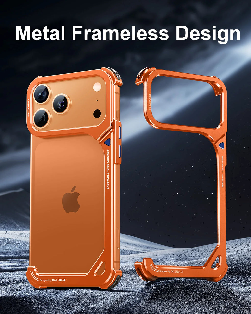 Capa Minimalista MagSafe com Suporte para iPhone 17 Pro Max