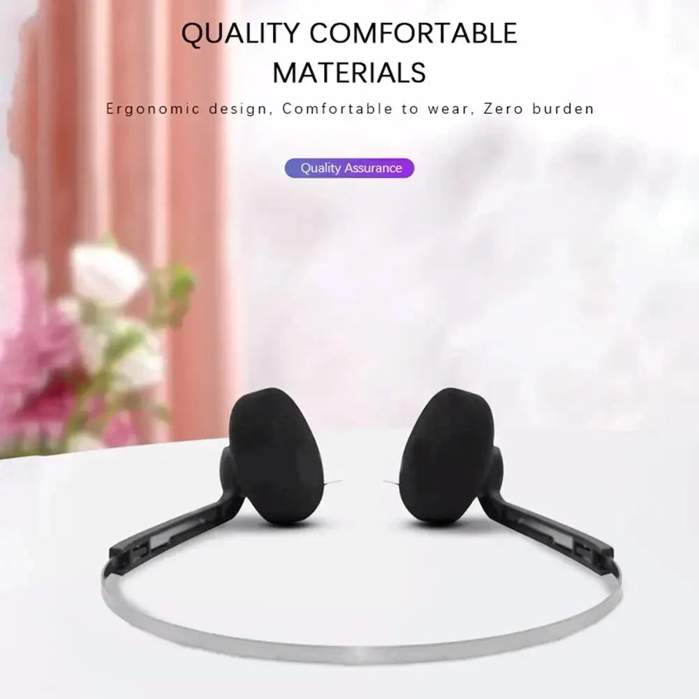 Auscultadores com Fio 3.5mm Memory Foam — Leves e Confortáveis