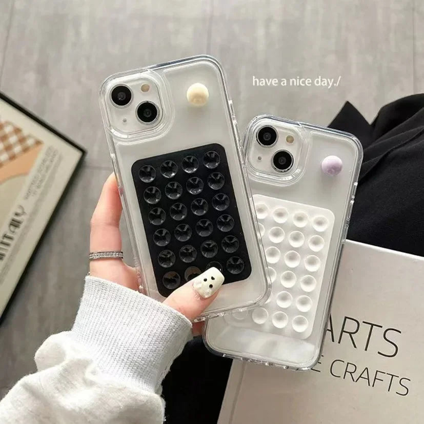 Suporte de Silicone com Ventósa para Telefónico — Multifuncional