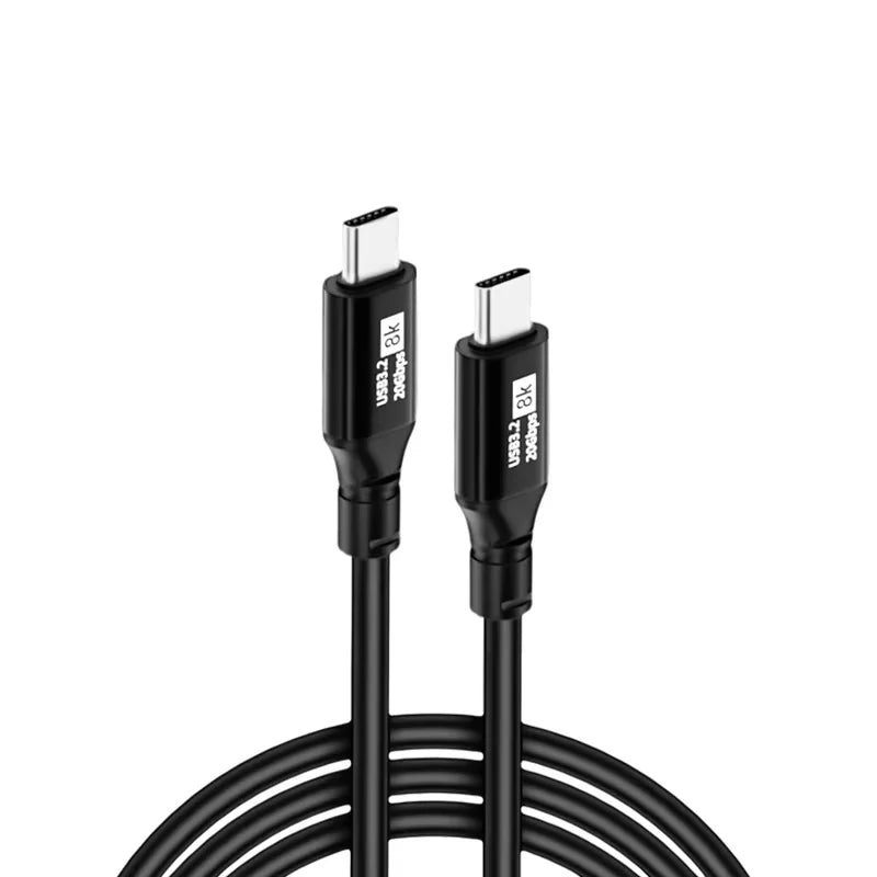 Cabo USB-C 100W 20Gbps com Saída de Vídeo 8K/4K — Para Laptop e TV