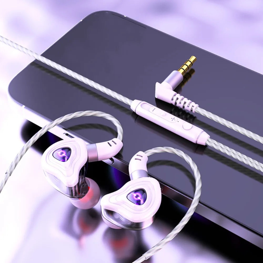 Auriculares HiFi 3.5mm com Microfone e Cancelamento de Ruído