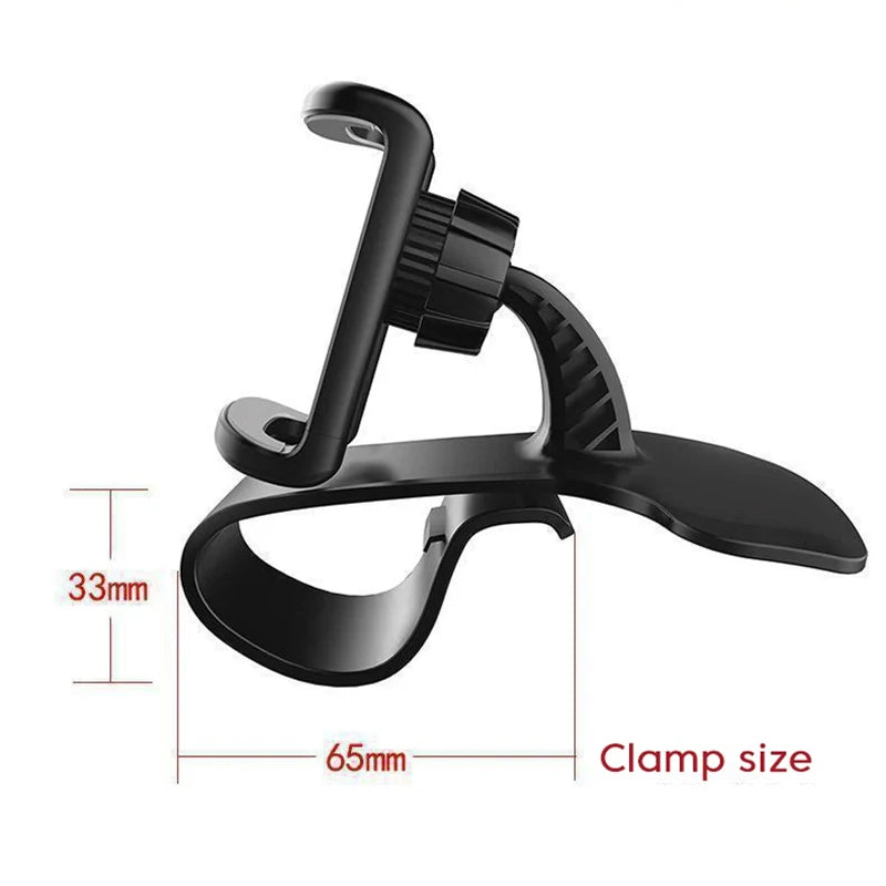 Suporte Telefónico para Carro 360° Rotativo — Dashboard Universal