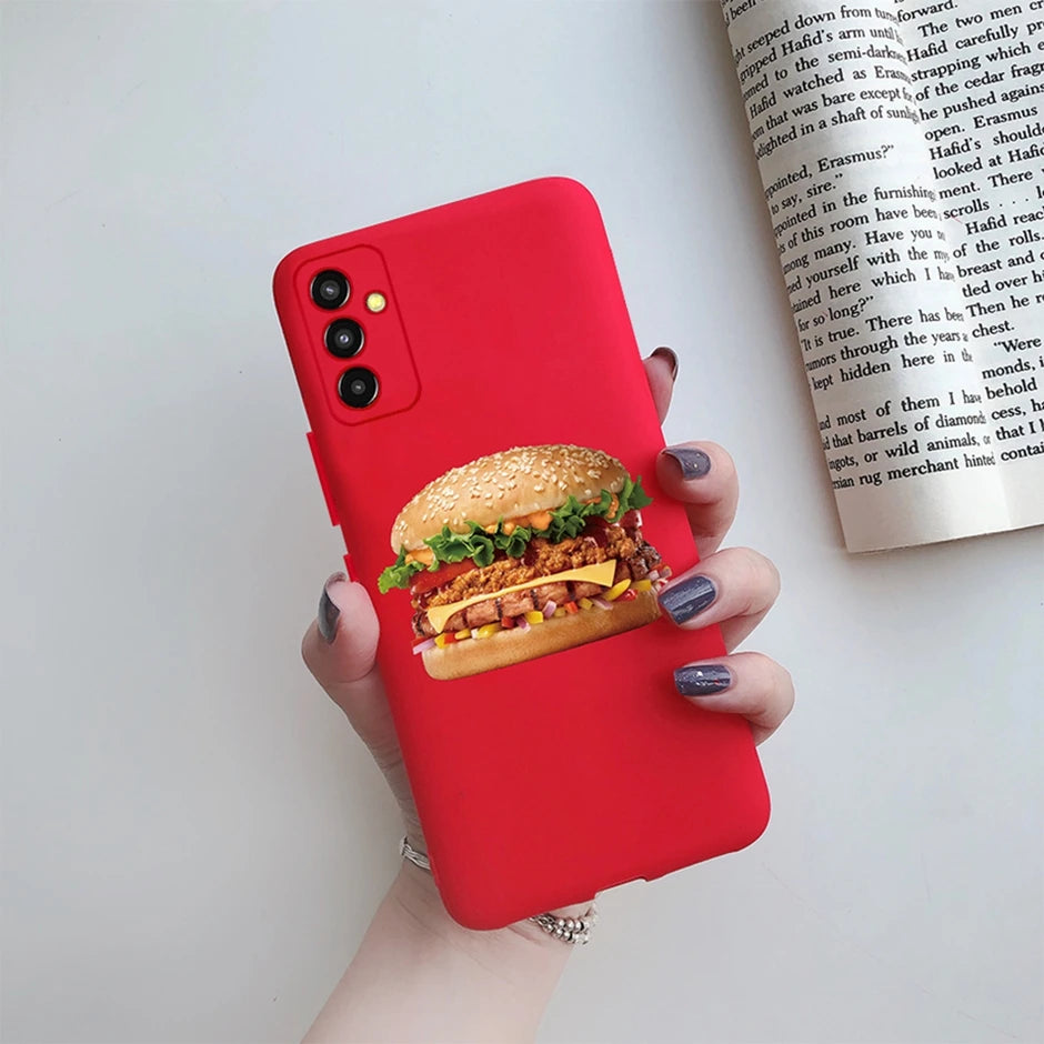 Capa Silicone para Samsung Galaxy M13 M23 M33 M53