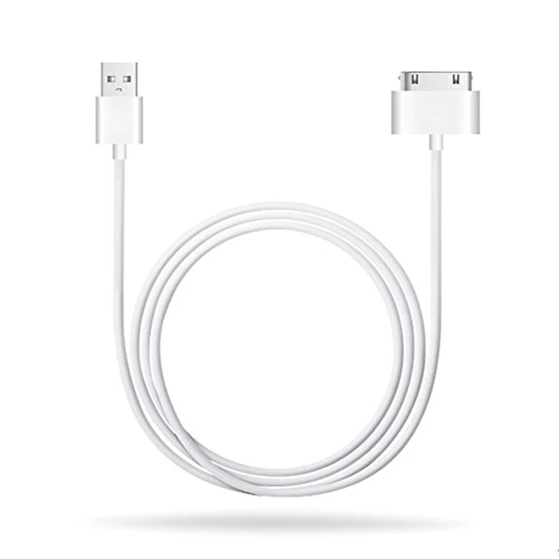 Cabo USB 30 Pin para iPhone 4, iPad e iPod — Carregamento e Sincronização