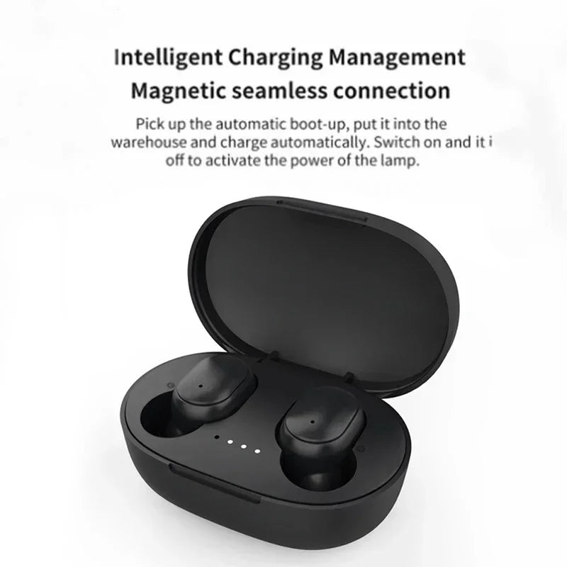 Earbuds TWS Bluetooth 5.3 com Cancelamento de Ruído Ativo — HiFi, À Prova de Água e 5 Cores