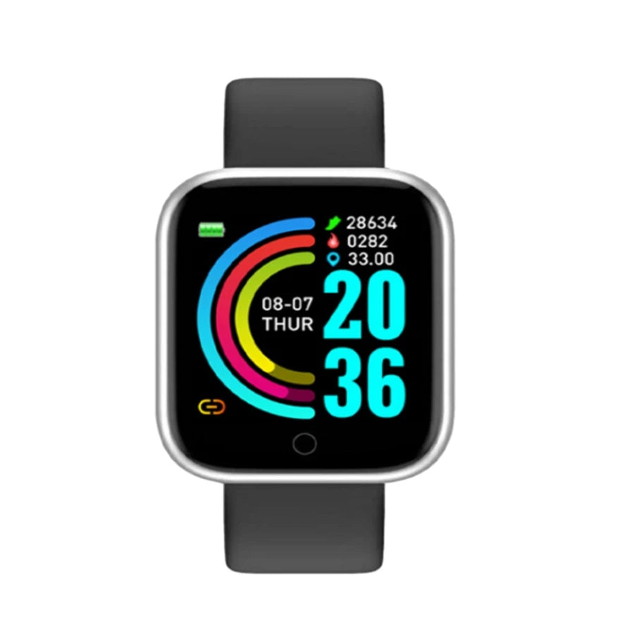 Smartwatch Fitness Unissexo com Monitor de Saúde e Música — Versão B