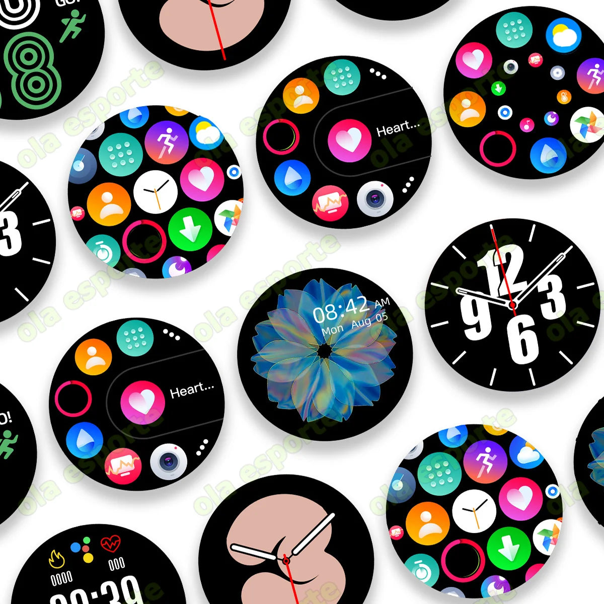 Smartwatch Ultra Fino em Aço Inoxidável — Design Slim Premium, Saúde Completa e Notificações