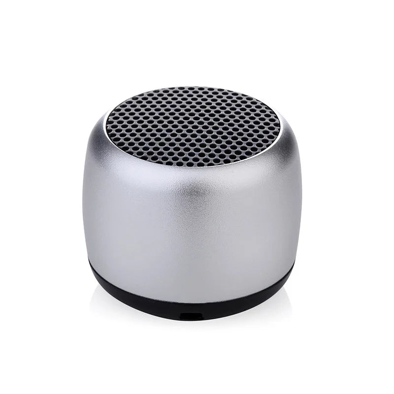 Coluna Bluetooth TWS Mini Subwoofer Metal — Som Potente e Portátil
