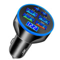 Carregador de Carro 4 Portas USB com Quick Charge 3.0 e PD