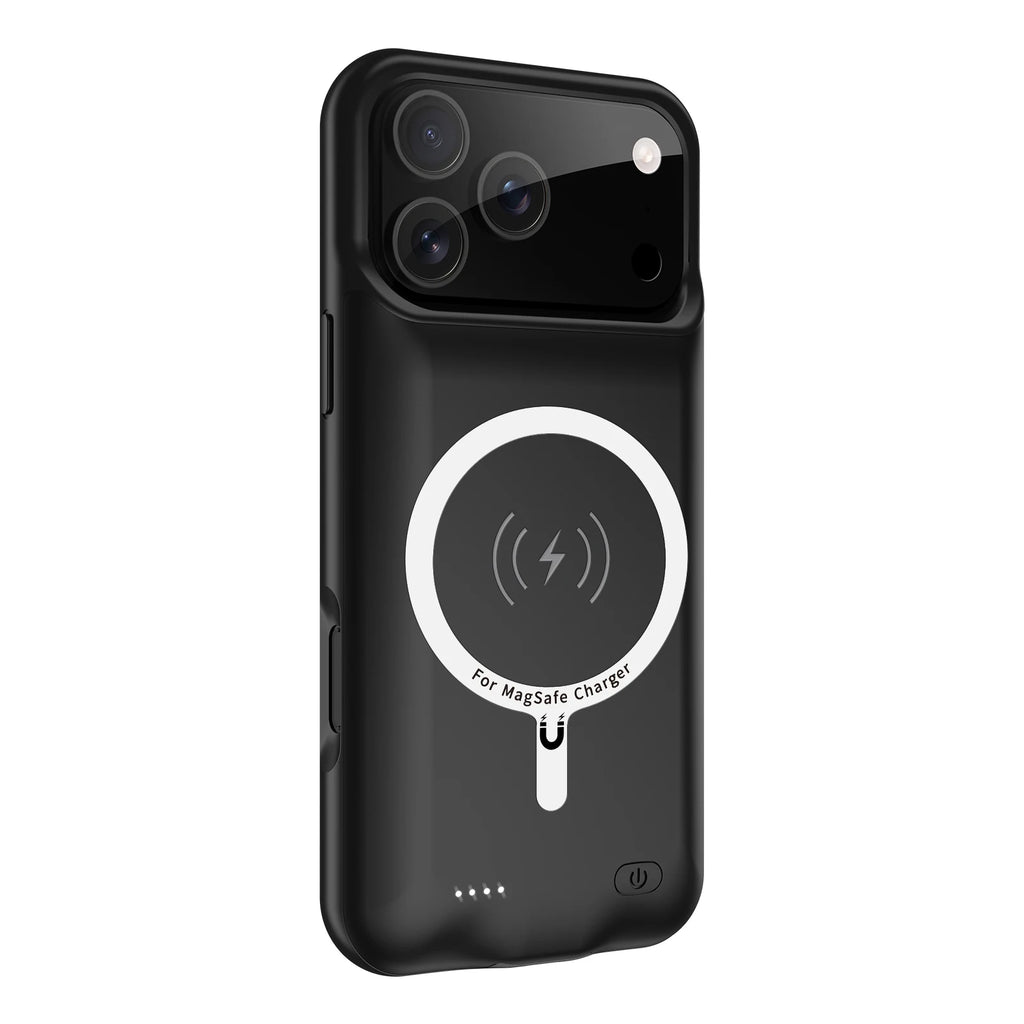 Magnetic Wireless Charging Cover For iPhone 17 Pro Battery Charger Case Power Bank Charger Power case for Magsafe battery pack