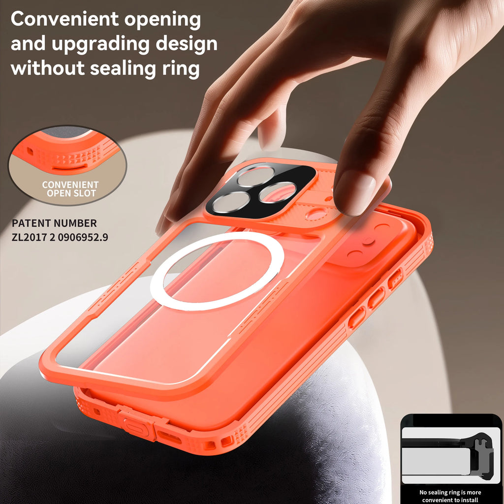 Capa Impermeável IP68 Magnética Shellbox para iPhone 17