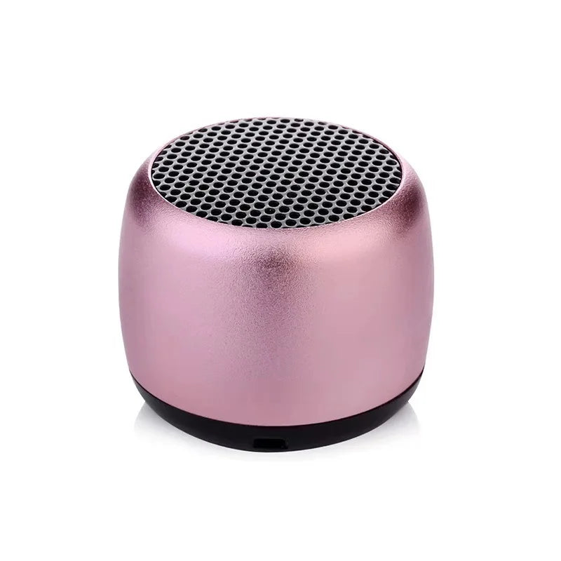 Coluna Bluetooth TWS Mini Subwoofer Metal — Som Potente e Portátil