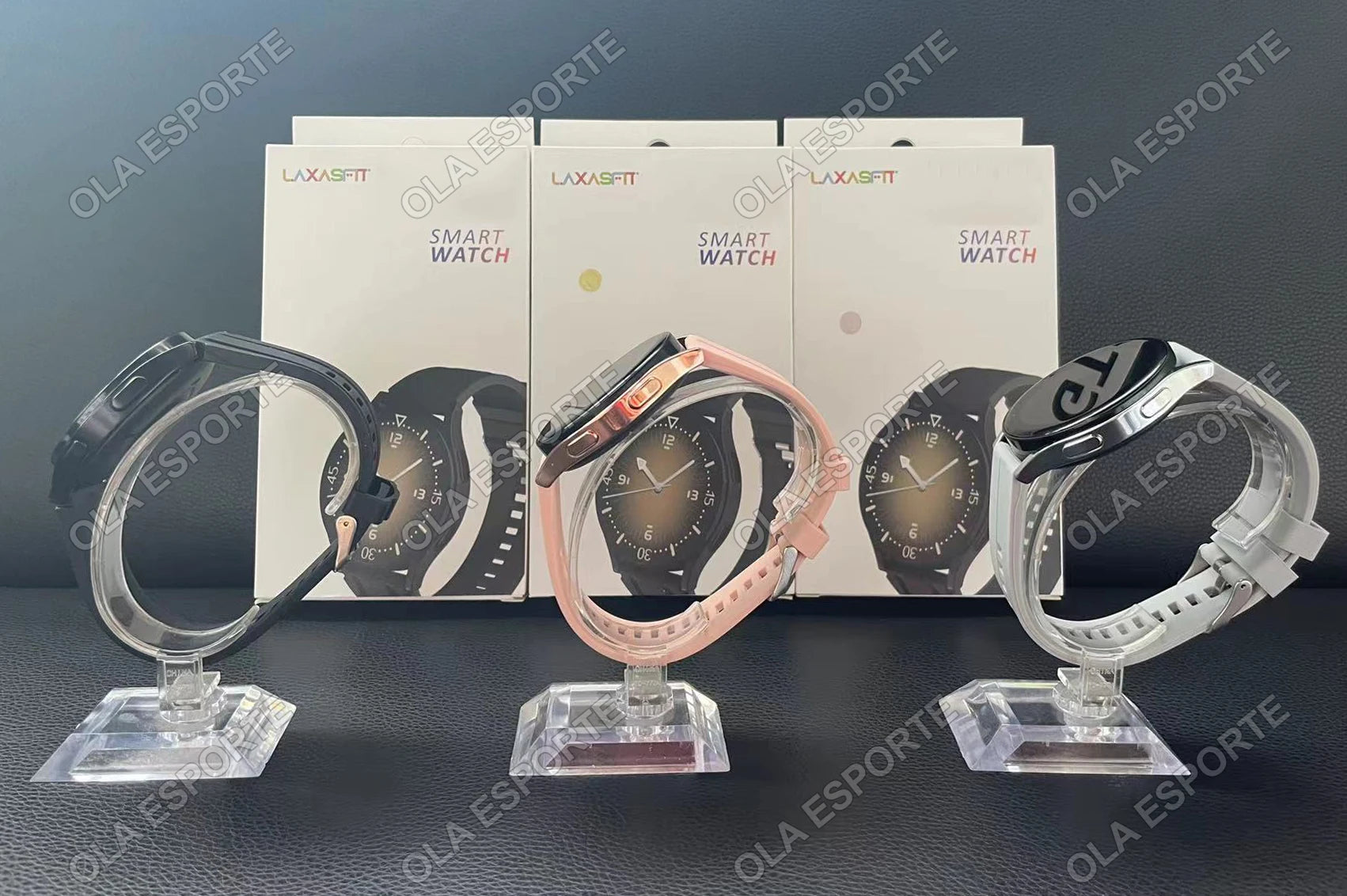 Smartwatch Ultra Fino em Aço Inoxidável — Design Slim Premium, Saúde Completa e Notificações