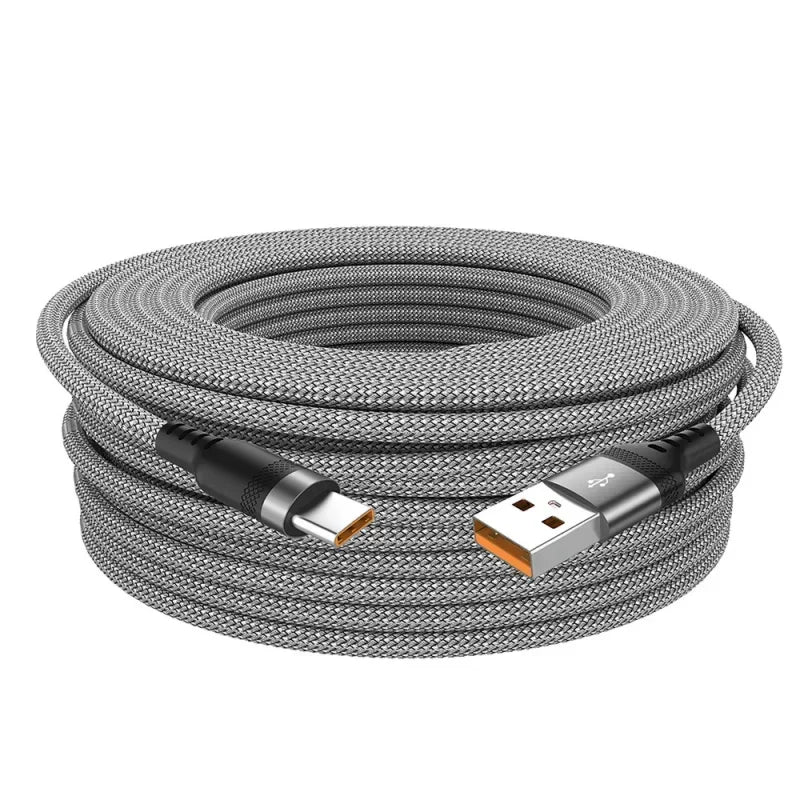 Cabo USB-C 6A Carregamento Rápido — 1m, 2m, 3m e 5m