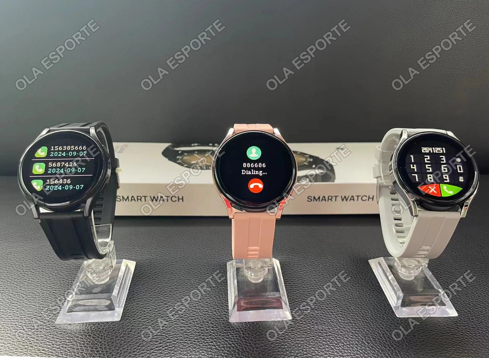 Smartwatch Ultra Fino em Aço Inoxidável — Design Slim Premium, Saúde Completa e Notificações