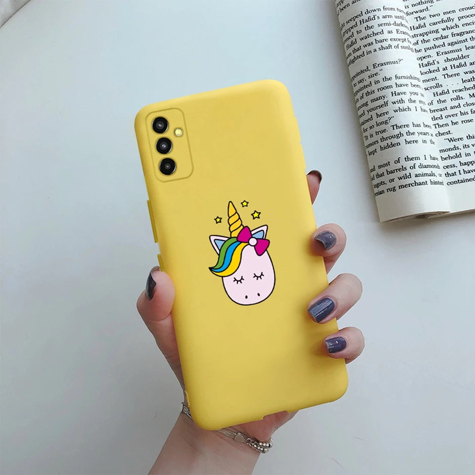 Capa Silicone para Samsung Galaxy M13 M23 M33 M53