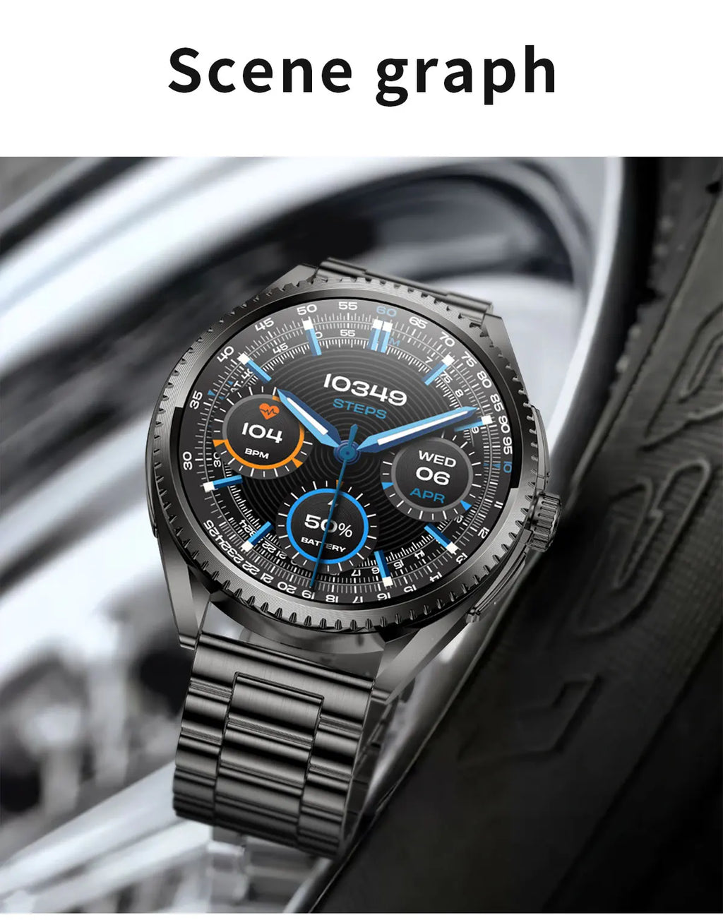 Smartwatch 2026 — NFC, GPS, Bússola, Altitude e Monitorização de Saúde Completa