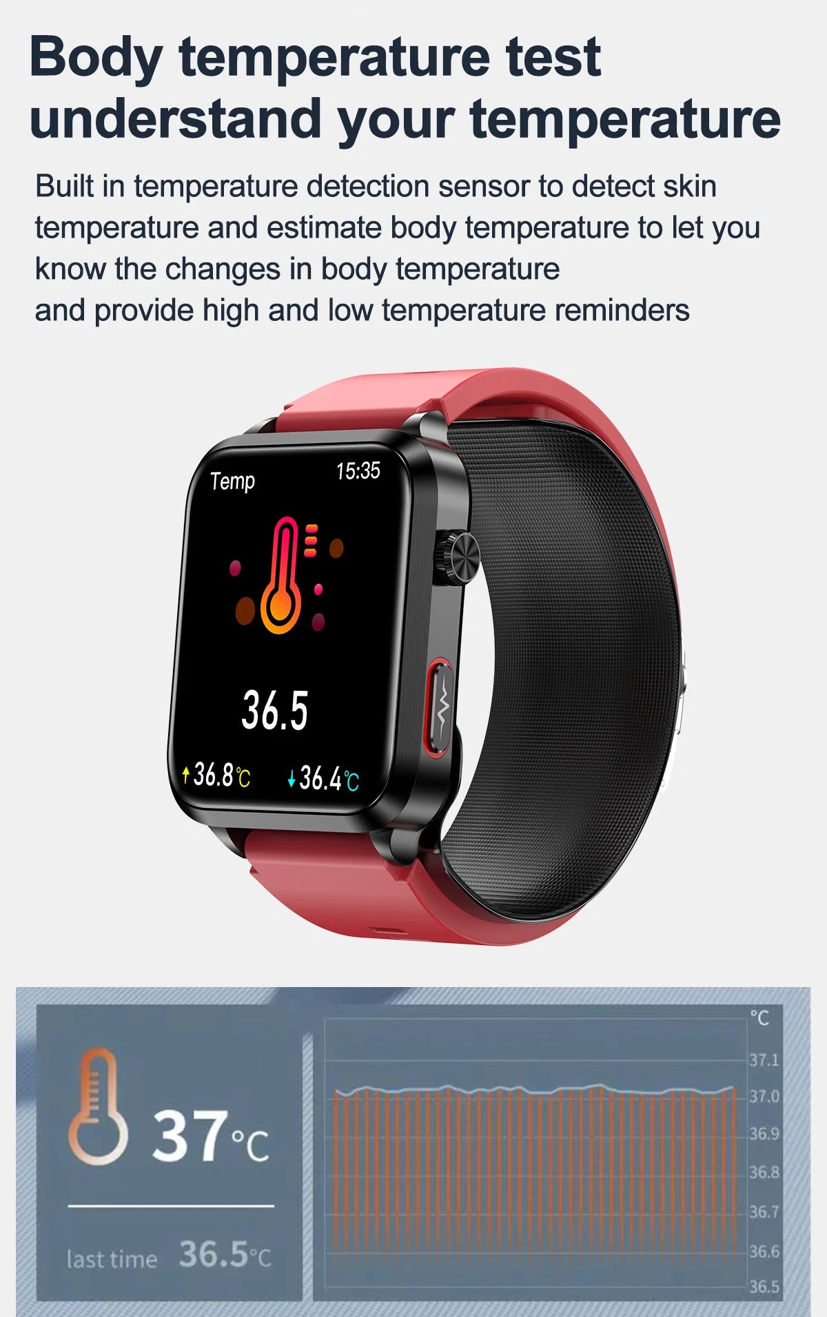 Smartwatch Masculino Quadrado AMOLED — Chamadas Bluetooth, Saúde Completa e Design Premium