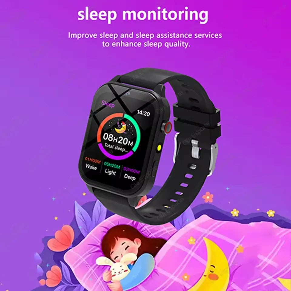 Smartwatch Infantil 2025 com 100+ Jogos — Ecrã HD, Música, Iluminação e Presente para Rapazes e Raparigas